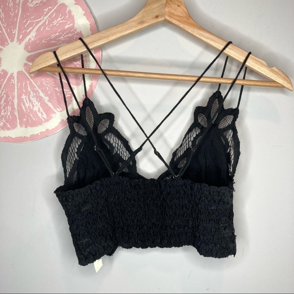 Free People Adella black lace bralette size small - Picture 3 of 3